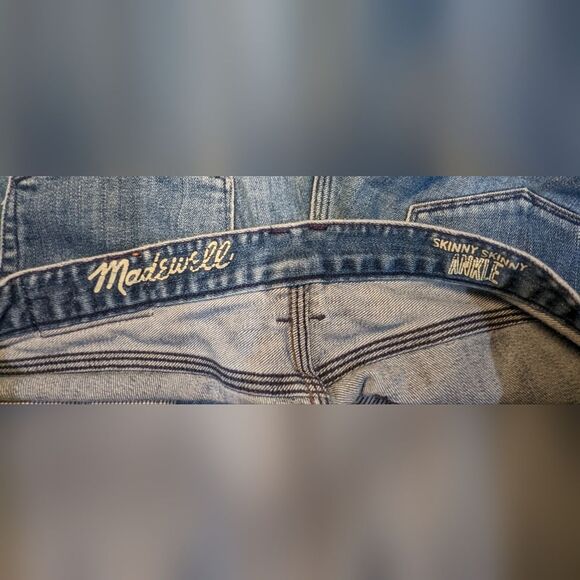 Madewell Skinny Skinny Ankle medium wash jeans size 29 - Picture 6 of 6